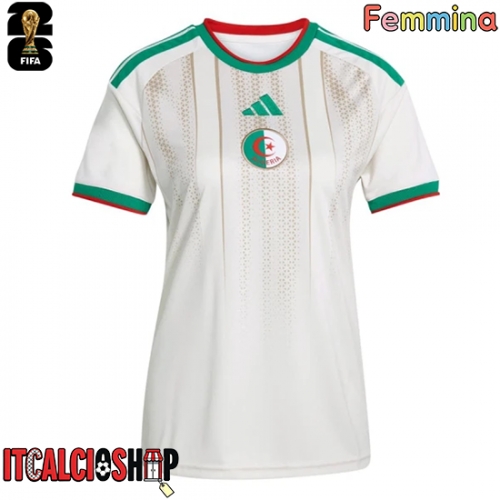 Algeria Prima Maglia Femmina Mondiali 2026 Manica Corta